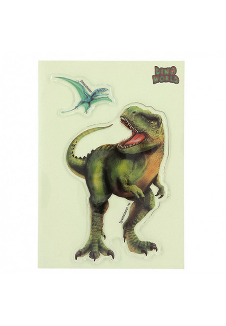 ASST | Gelové samolepky Glibbies - Tyrannosaurus rex, 2ks